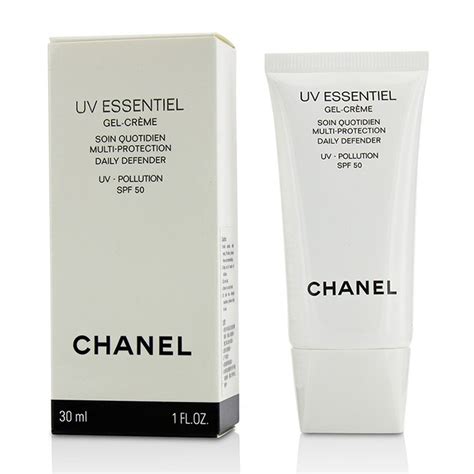 chanel uv essentiel gel crème spf 50|sunscreen broad spectrum spf 50.